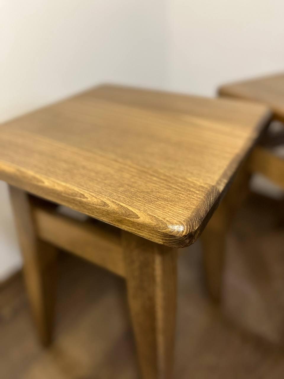 Комплект табуретів з твердим сидінням 45х30х30 см 2 шт. Бук/Горіх (0074) - фото 8 Комплект табуретів з твердим сидінням 45х30х30 см 2 шт. Бук/Горіх (0074) - фото 8