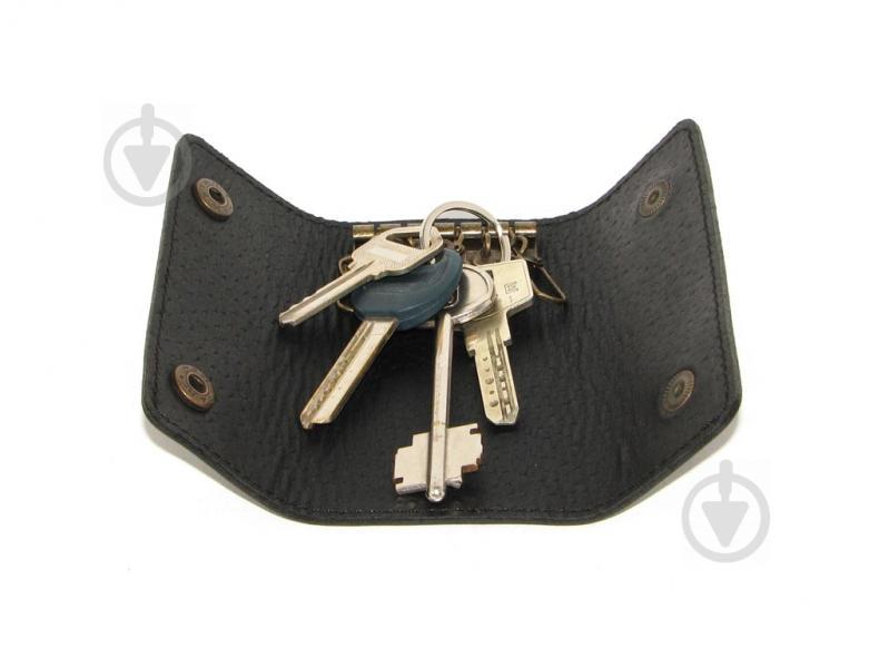 Ключница DNK Leather Черный (DNK Keys-S col.J) - фото 4 Ключница DNK Leather Черный (DNK Keys-S col.J) - фото 4