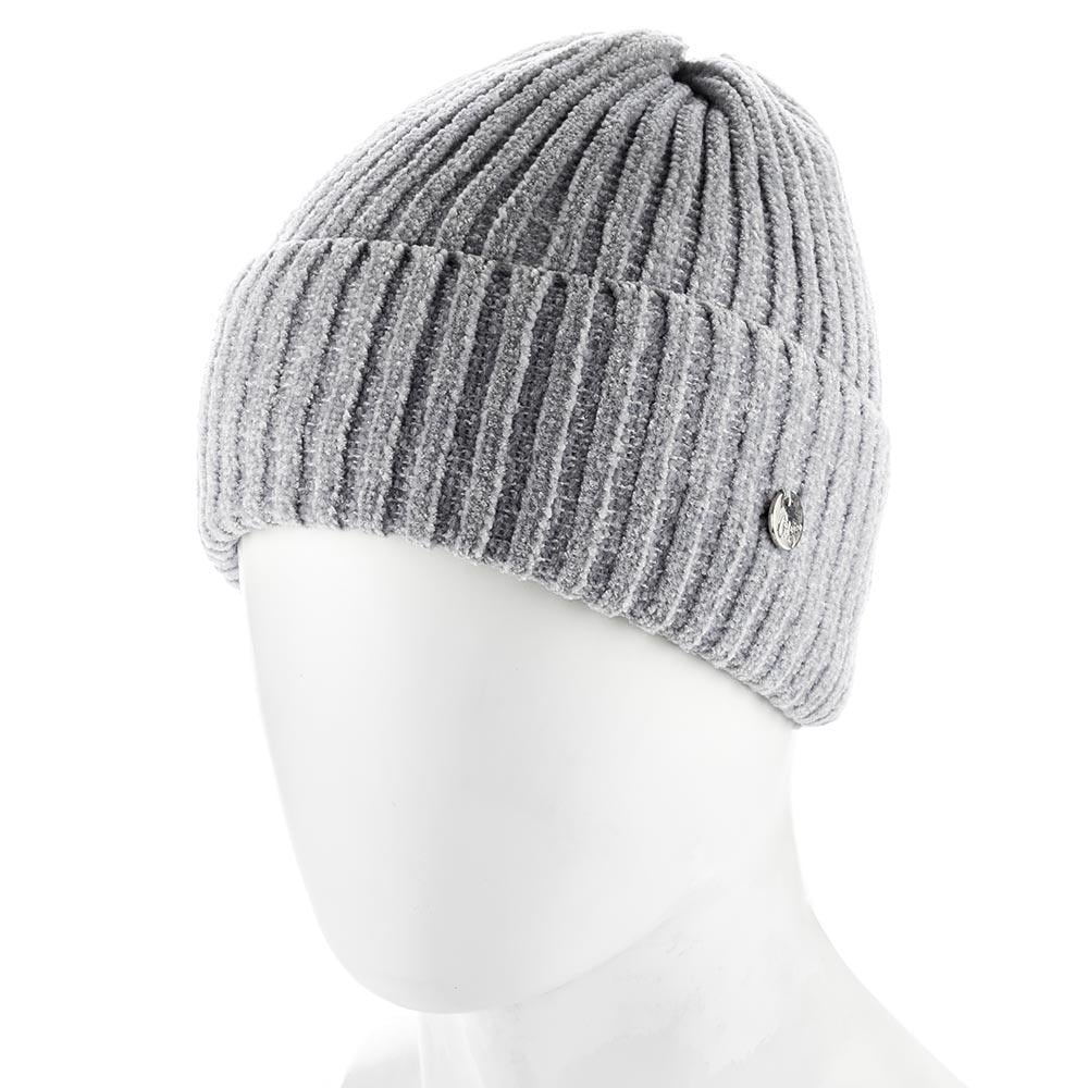 Шапка Atrics WH865 с отворотом на флисовой подкладке Серый