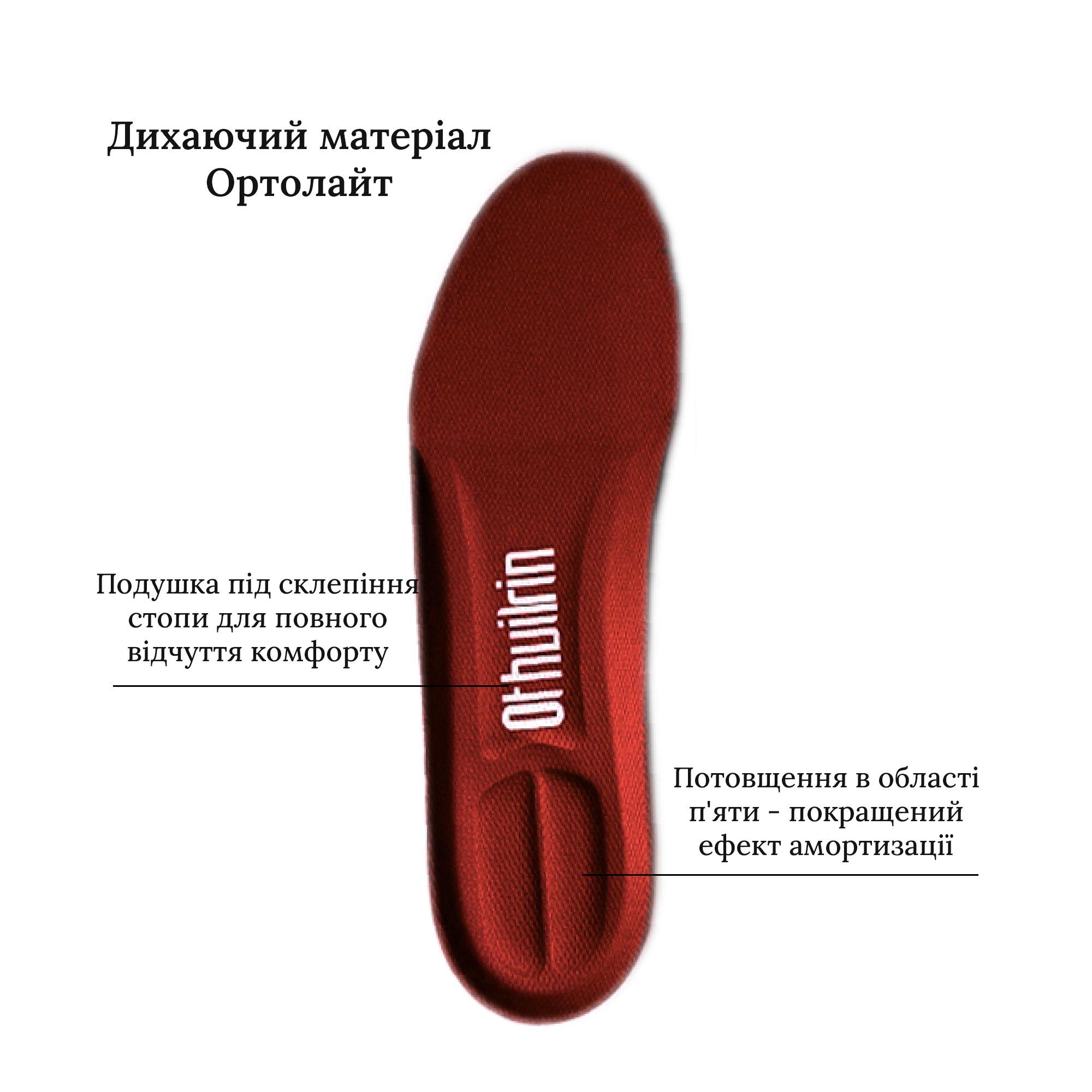 Стельки амортизационные Ortholite спортивные р. 41,5 26,5-27 см Красный (S-37 №80) - фото 2