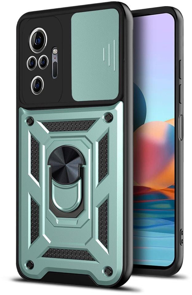 Чехол с защитой камеры 3DGuard Xiaomi Redmi Note 10 Pro Mint (32500-14)