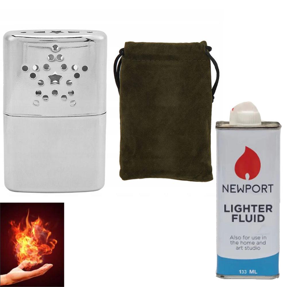 Набор грелка для рук MFH мультибензиновая с бензином Newport - фото 12 Набор грелка для рук MFH мультибензиновая с бензином Newport - фото 12