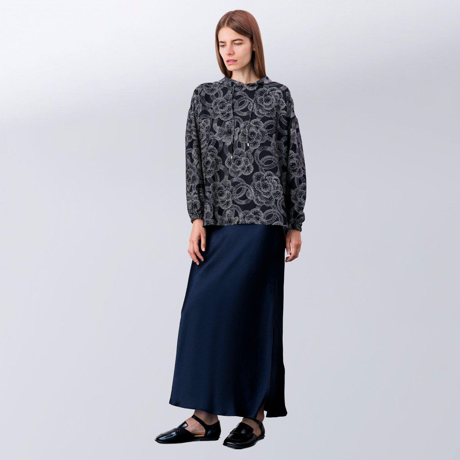 Блуза жіноча повсякденна Celine M Чорний (72510440) - фото 3 Блуза жіноча повсякденна Celine M Чорний (72510440) - фото 3