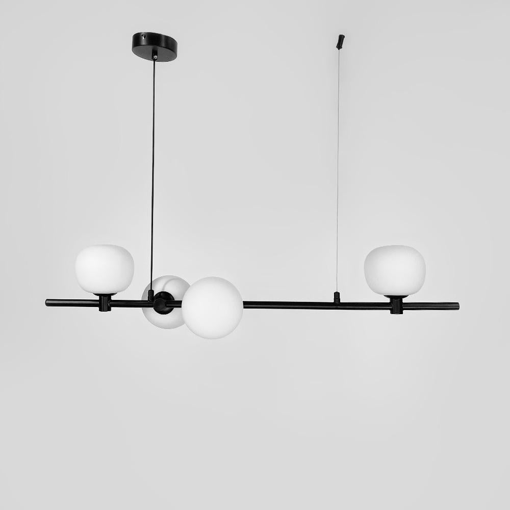 Люстра потолочная Lighthouse LNF-17505/4 85 см цоколь G9 Черный