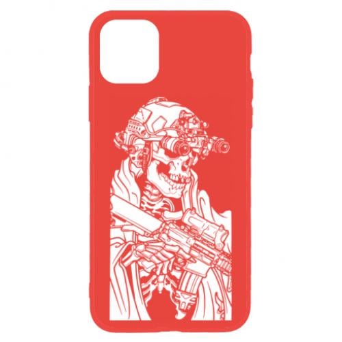 Чехол для iPhone 11 Череп снайпер