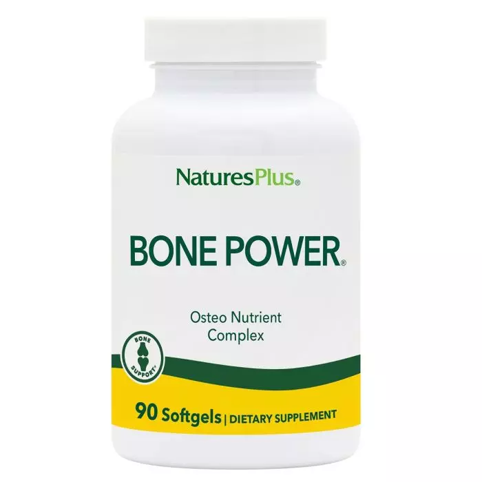 Кальций с бором для крепких костей Natures Plus Bone Power 90 желатиновых капсул (NTP3341)