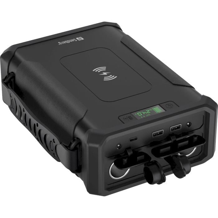 Повербанк Sandberg Survivor 96000 мАч DC 84W беспроводная зарядка Cigar Lighter LiFePO4 Черный (420-78)