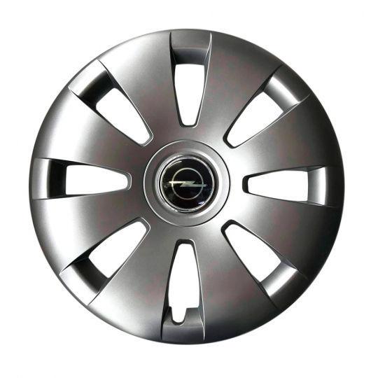 Автомобильные колпаки SKS 423 R16 с логотипом Opel 4 шт. Серебристый