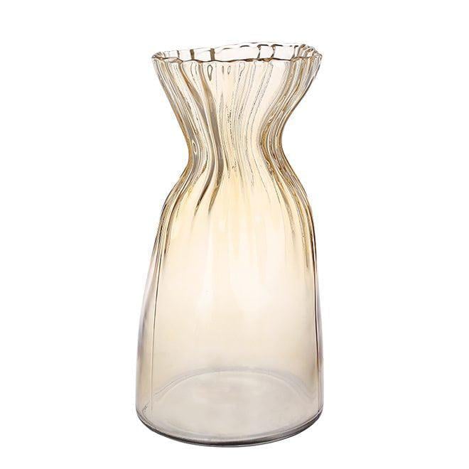 Ваза стеклянная Flora Грейс 30,5 см Коричневый (32958)