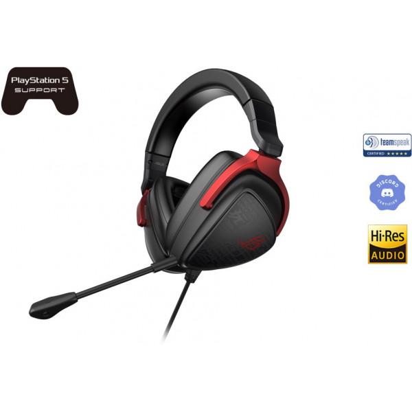 Навушники ASUS ASUS ROG Delta S 3,5 мм Black/Red (90YH03JC-B1UA00) - фото 2