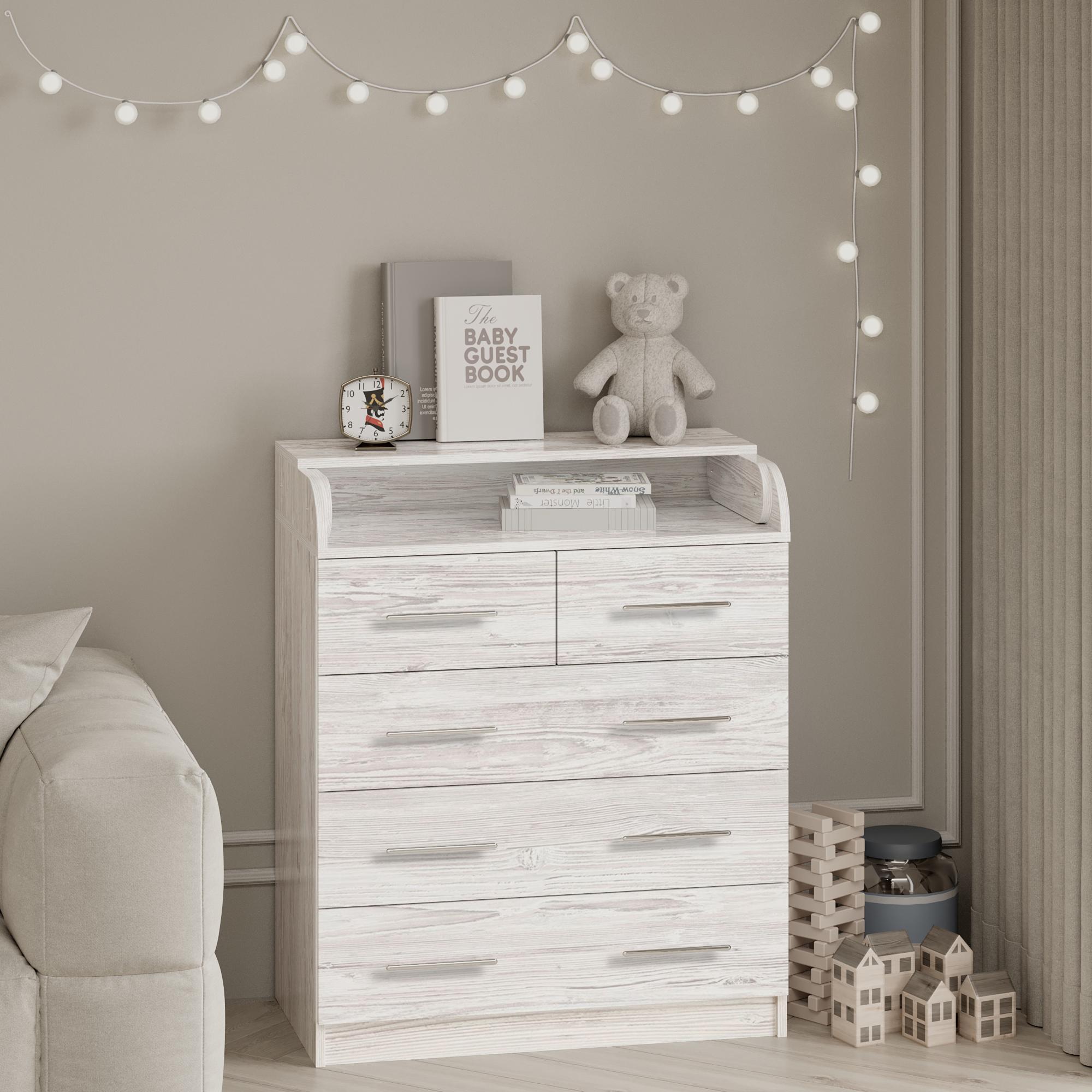 Комод пеленальный Standart KP2+3 800x450x970 мм Аляска Комод пеленальный Standart KP2+3 800x450x970 мм Аляска