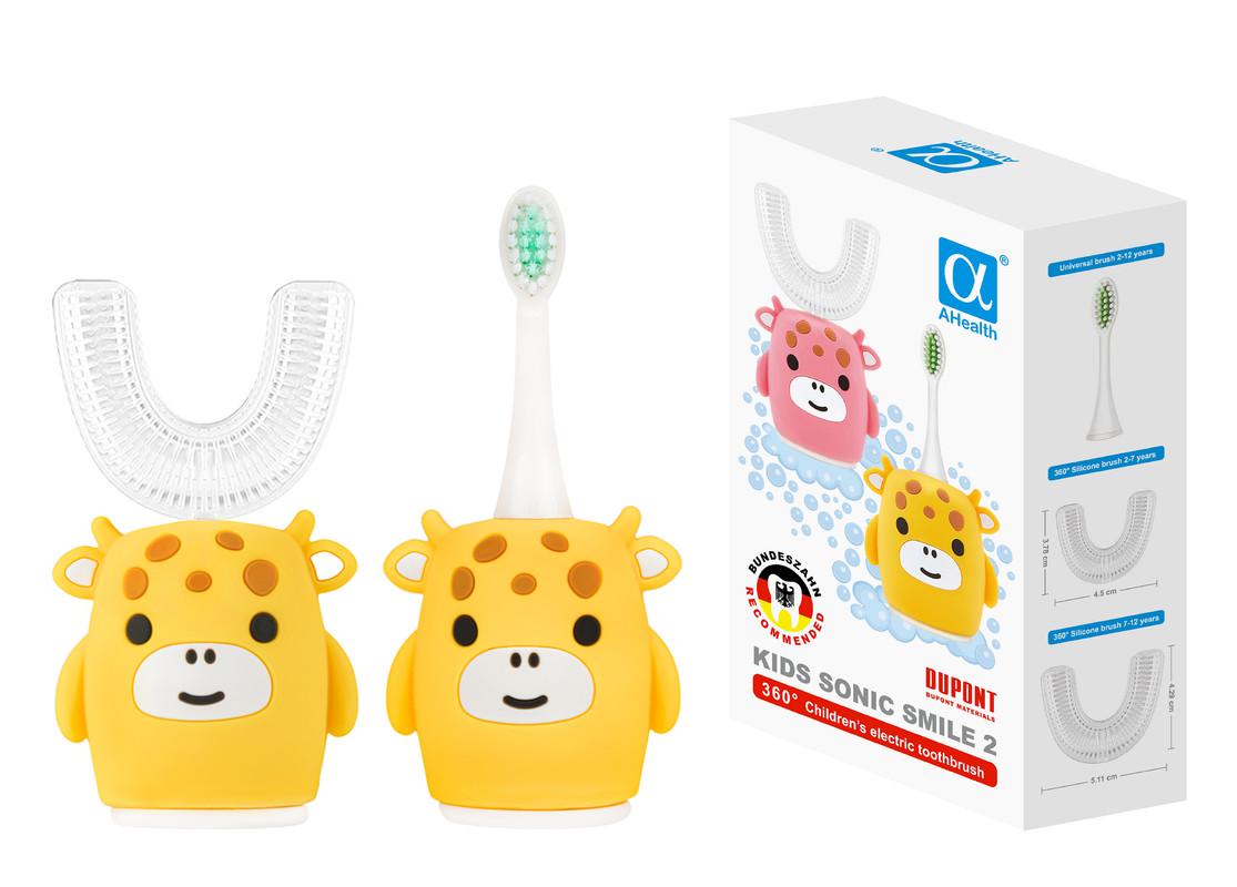 Электрическая зубная щетка детская AHealth KIDS SONIC SMILE 2 Yellow - фото 5