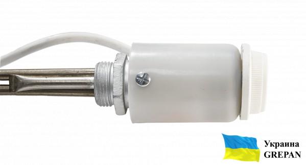 ТЭН для алюминиевого радиатора GREPAN 1" 1200W 220V L=42,5 см с механическим термодатчиком - фото 2