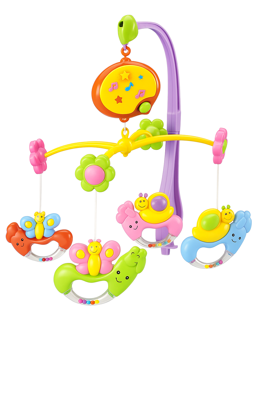 Музыкальная Карусель 6518 5 вариантов звука/регулировка громкости Разноцветный