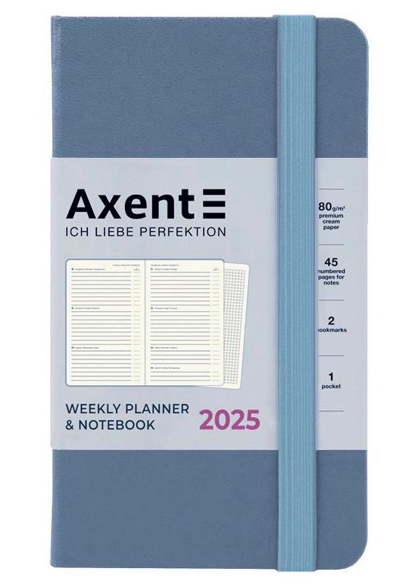 Тижневик Axent Pocket Strong 2025 датований 90x150 мм Сірий (8508-25-62-A) - фото 2