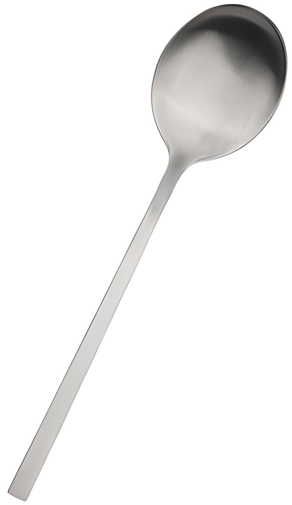 Ложка столовая Bergner Pau Matt 19,5 см нержавеющая сталь Матовый (BG-45098-MM)