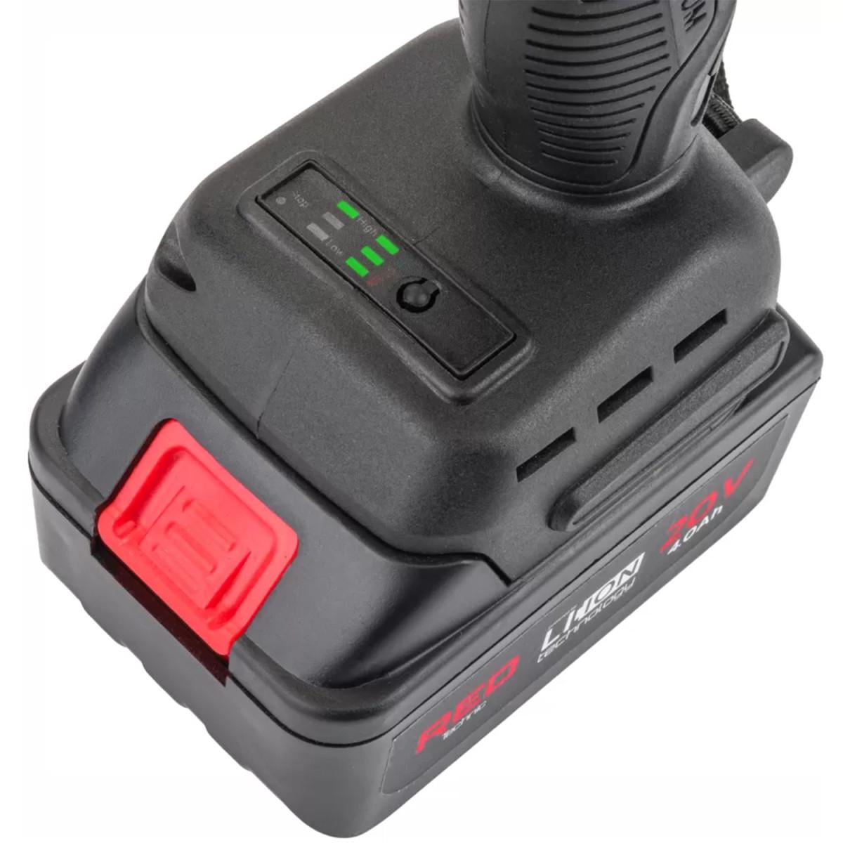 Гайковерт акумуляторний Red Technic RTAKU0026 2415718346 20 В 380 Нм Li-Ion ударний у кейсі - фото 4 Гайковерт акумуляторний Red Technic RTAKU0026 2415718346 20 В 380 Нм Li-Ion ударний у кейсі - фото 4