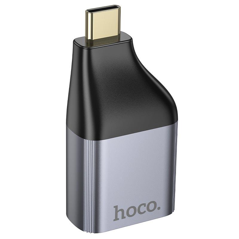 Перехідник Hoco UA35 USB Type-C для RJ45 Ethernet Grey (26451016) - фото 3 Перехідник Hoco UA35 USB Type-C для RJ45 Ethernet Grey (26451016) - фото 3