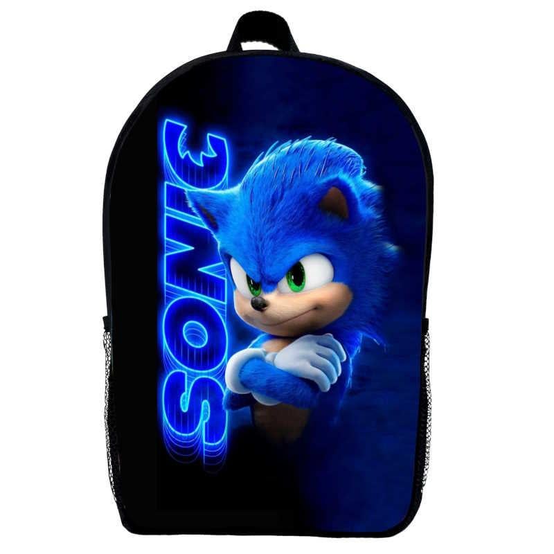 Школьный рюкзак детский Sonic 07 29х21х9 см 5 л Черный (2249949900)