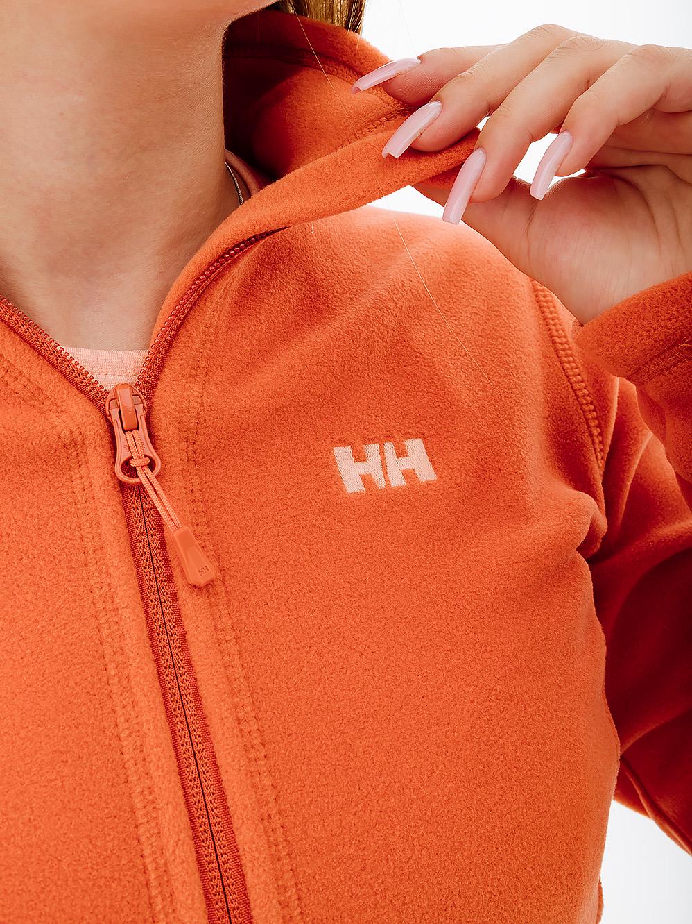 Кофта жіноча Helly Hansen W DAYBREAKER FLEECE JACKET XS Помаранчевий (7d51599-179 XS) - фото 2 Кофта жіноча Helly Hansen W DAYBREAKER FLEECE JACKET XS Помаранчевий (7d51599-179 XS) - фото 2