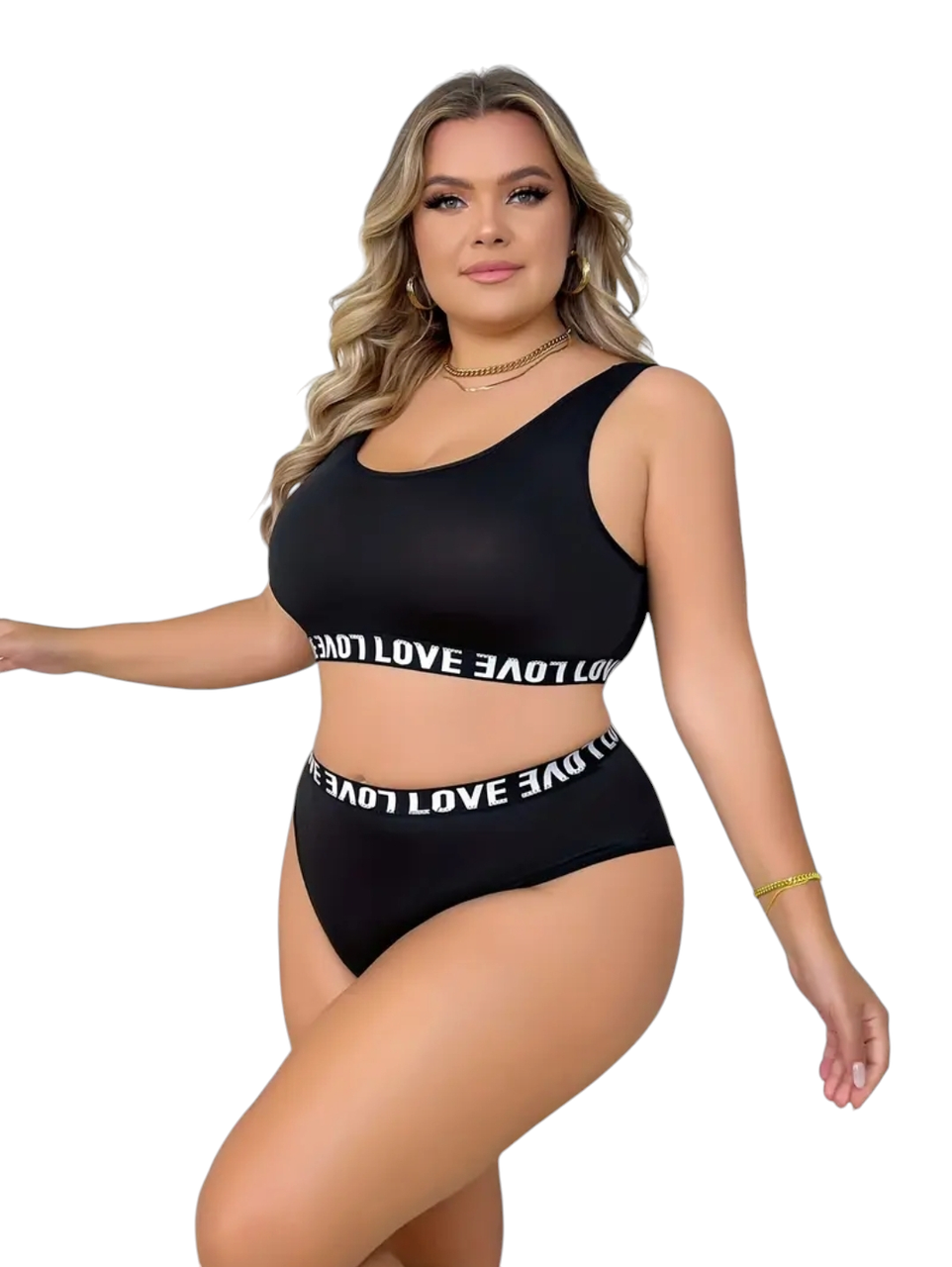 Комплект спідньоЇ білизни 4XL Чорний (2462589267) - фото 5