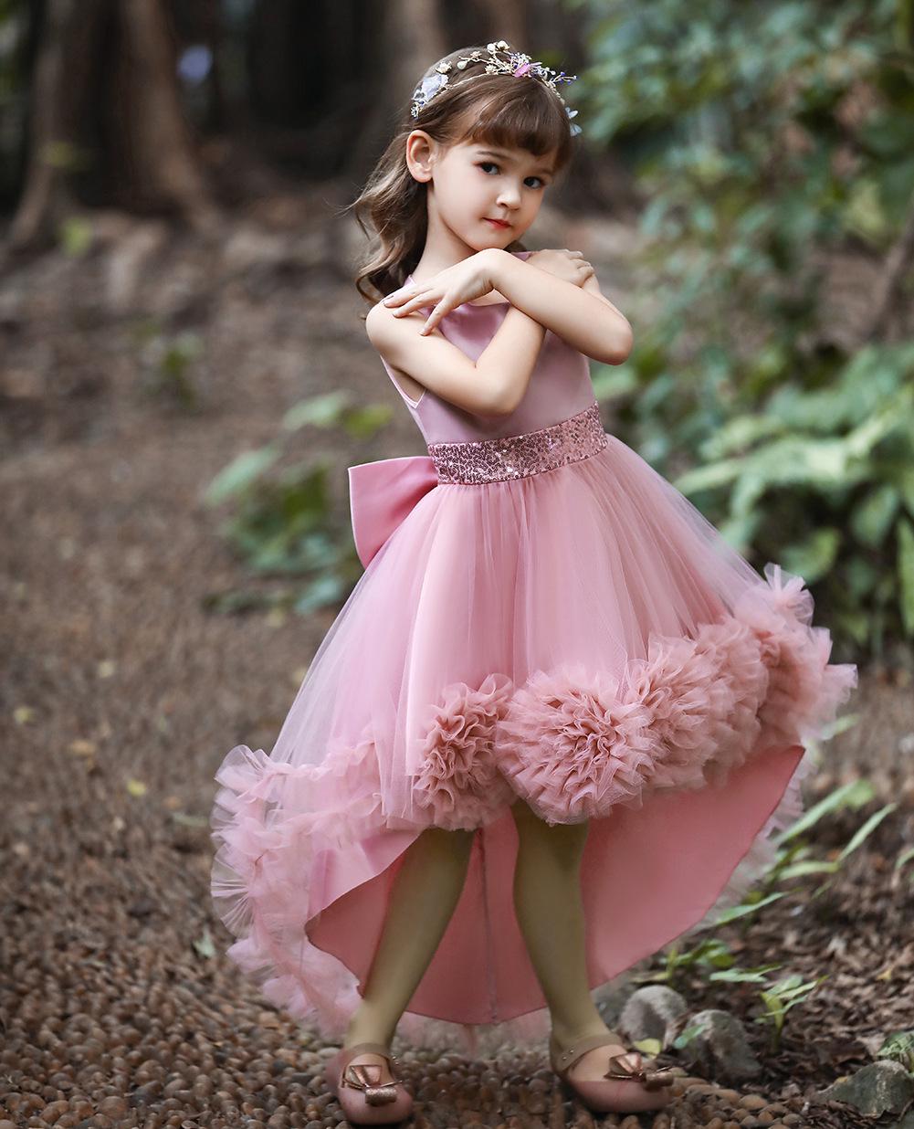 Сукня святкова дитяча KatyKids Софія з фатином та бантом 110 см Рожевий (11012160600)
