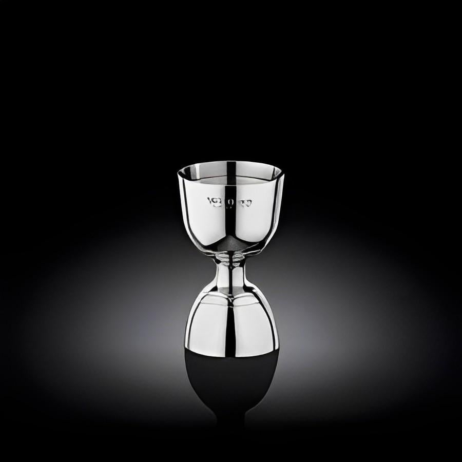 Джиггер двухсторонний Wilmax St.Steel 35/55 мл Silver (04196)