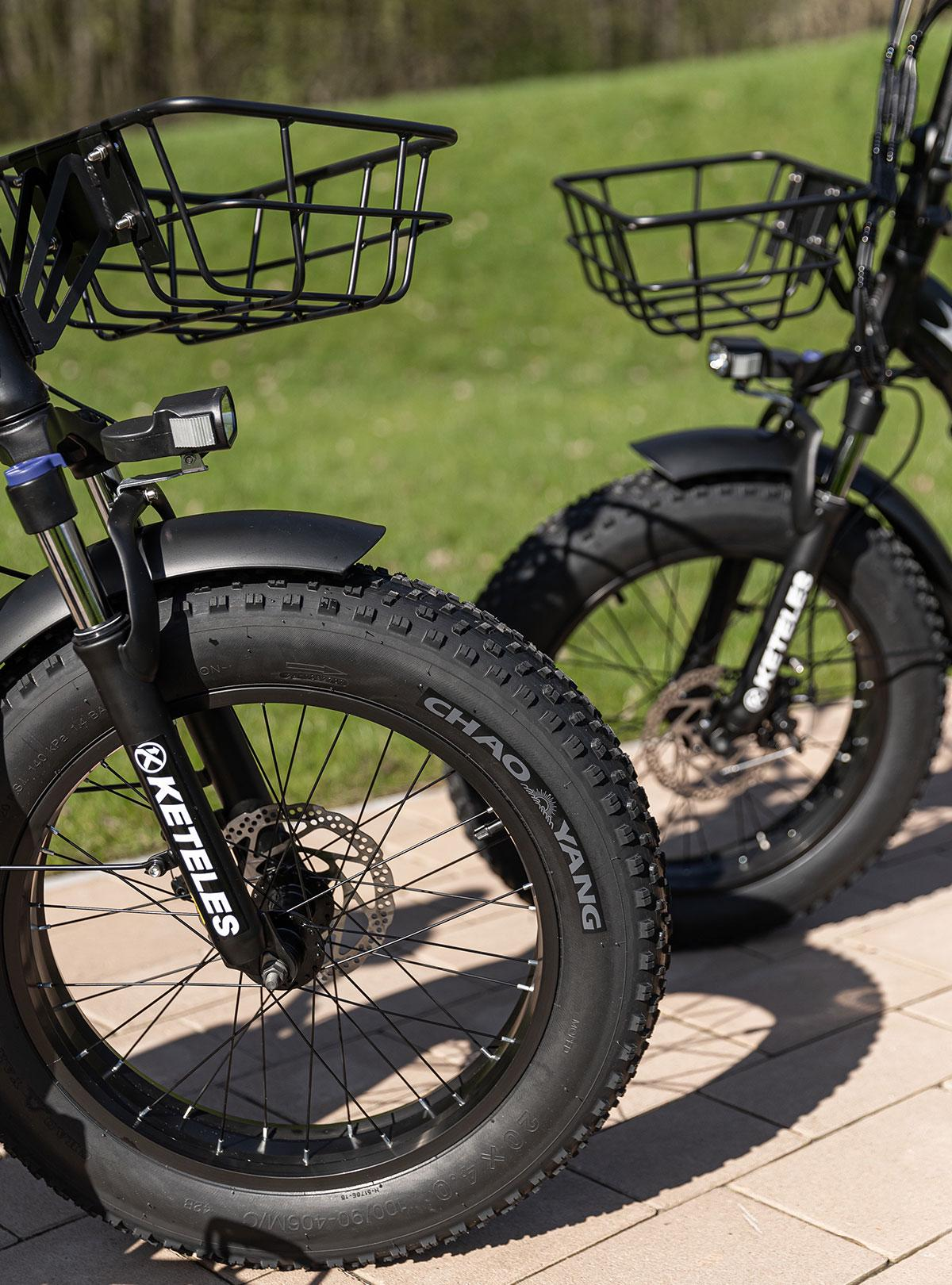 Електровелосипед складаний KETELES KF9 750W 13Ah 20" з широкими колесами Чорний (71873) - фото 9