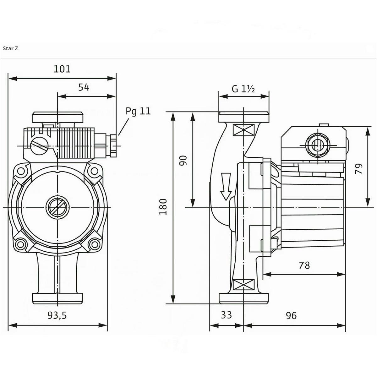 Насос циркуляционный Wilo Star-Z 25/6-3 4047573 99 Вт 1 1/2" (202161) - фото 2 Насос циркуляционный Wilo Star-Z 25/6-3 4047573 99 Вт 1 1/2" (202161) - фото 2