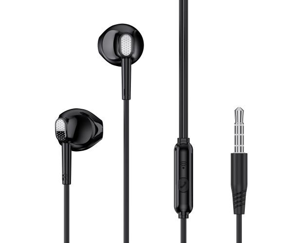 Наушники проводные с микрофоном XO EP52 Mini Jack 3,5 мм Black