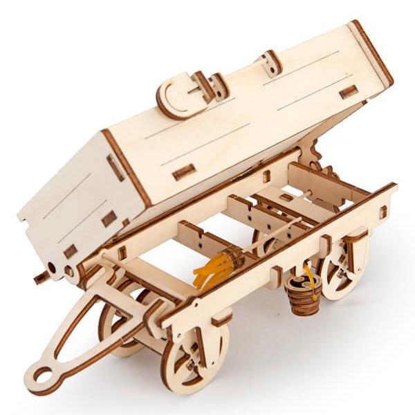 3D пазл механический UGEARS «Прицеп» - фото 4 3D пазл механический UGEARS «Прицеп» - фото 4