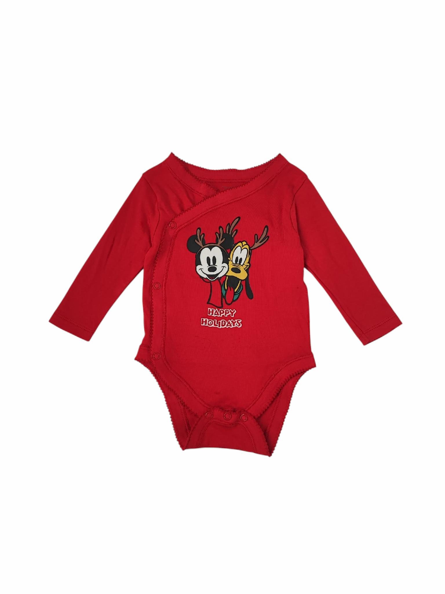 Боді для новонароджених новорічне PRIMARK 68 см Червоний (25101065)