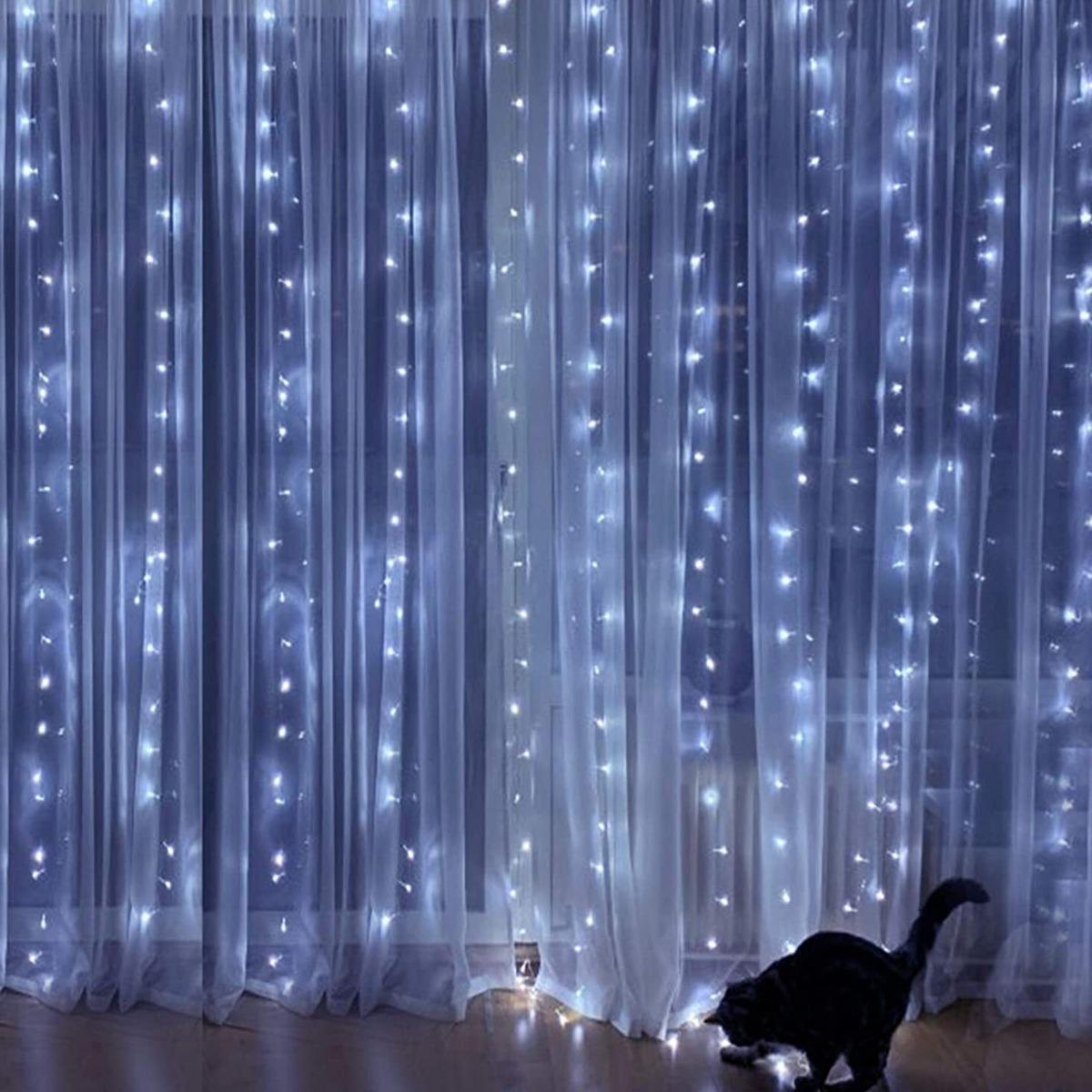 Гирлянда новогодняя Xmas Led Водопад 480-W 3х3 м Белый (3903)