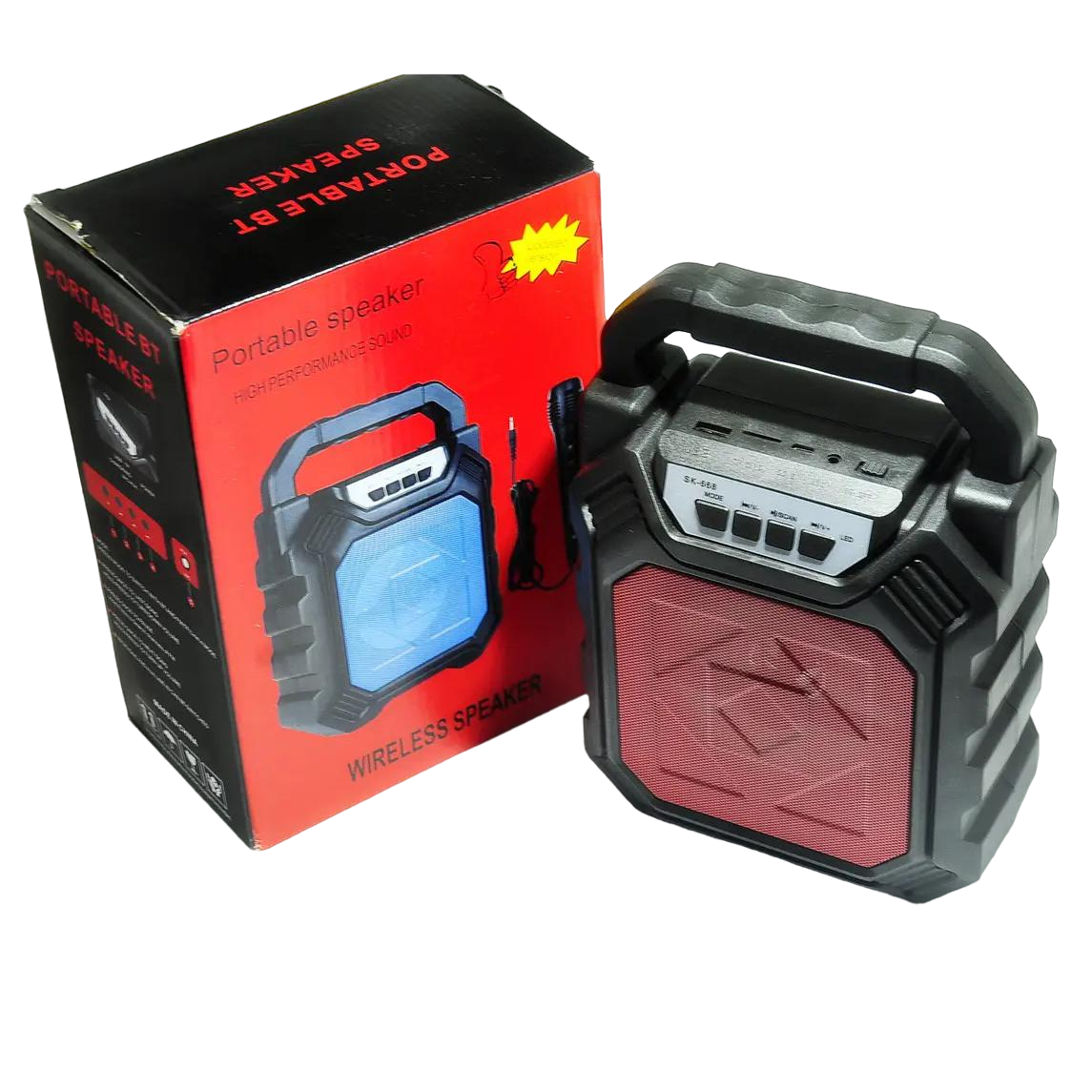 Бездротова портативна колонка YF-668BT Bluetooth Червоний