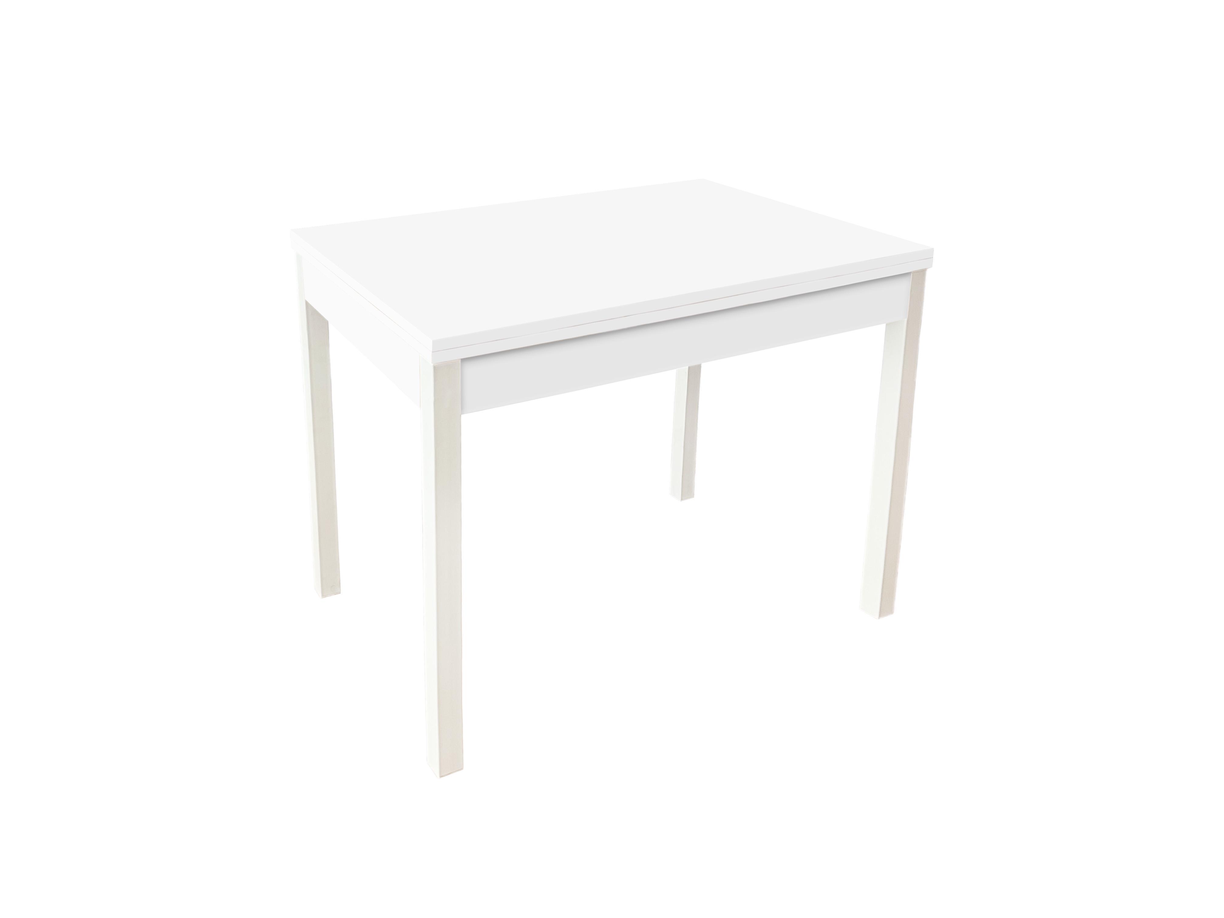 Обеденный стол-трансформер Lunch 900x765x600 мм Белый бриллиант/Белый (GATB19010000010) - фото 2 Обеденный стол-трансформер Lunch 900x765x600 мм Белый бриллиант/Белый (GATB19010000010) - фото 2