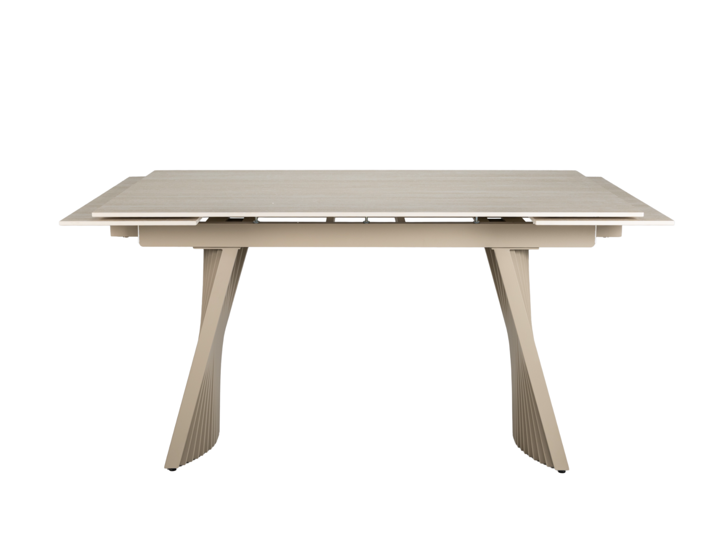 Стіл обідній розсувний Vetro Mebel Олімпія 1400- 2100x900x760 мм Крема марфіль/Бежевий (TМL-985) - фото 4 Стіл обідній розсувний Vetro Mebel Олімпія 1400- 2100x900x760 мм Крема марфіль/Бежевий (TМL-985) - фото 4