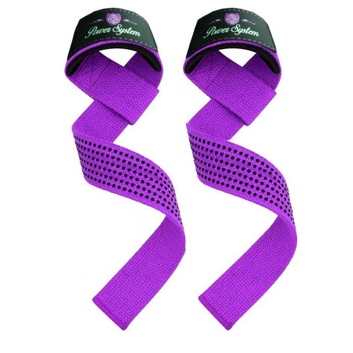 Лямки для тяги Power System PS-3420 G-Power Straps Purple (A-012082) - фото 1 Лямки для тяги Power System PS-3420 G-Power Straps Purple (A-012082) - фото 1