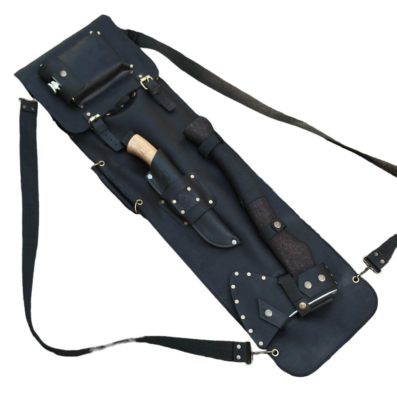 Набір шампурів Вождь Gorillas BBQ в шкіряному чохлі