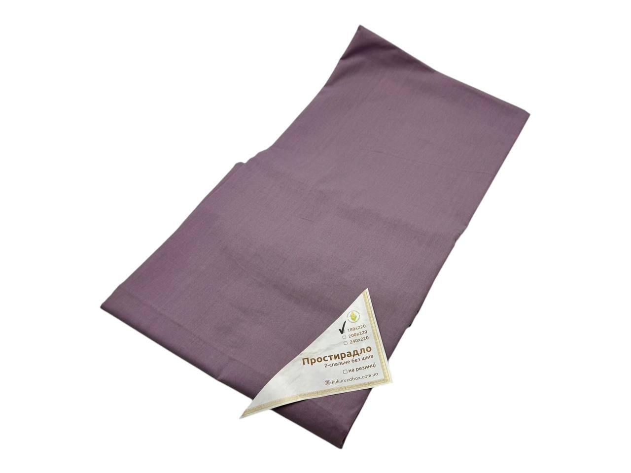 Простыня бязь Solid Violet 180х220 см (G-viol283/x180) - фото 4 Простыня бязь Solid Violet 180х220 см (G-viol283/x180) - фото 4