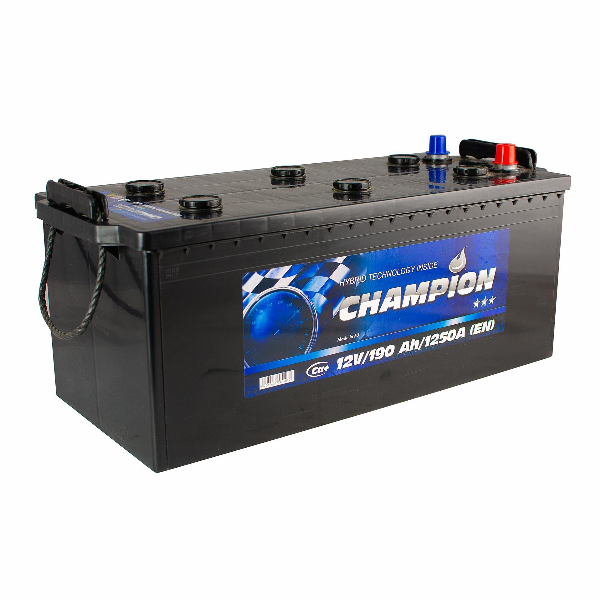 Аккумулятор Champion Euro 3 190 Ah/12V Black