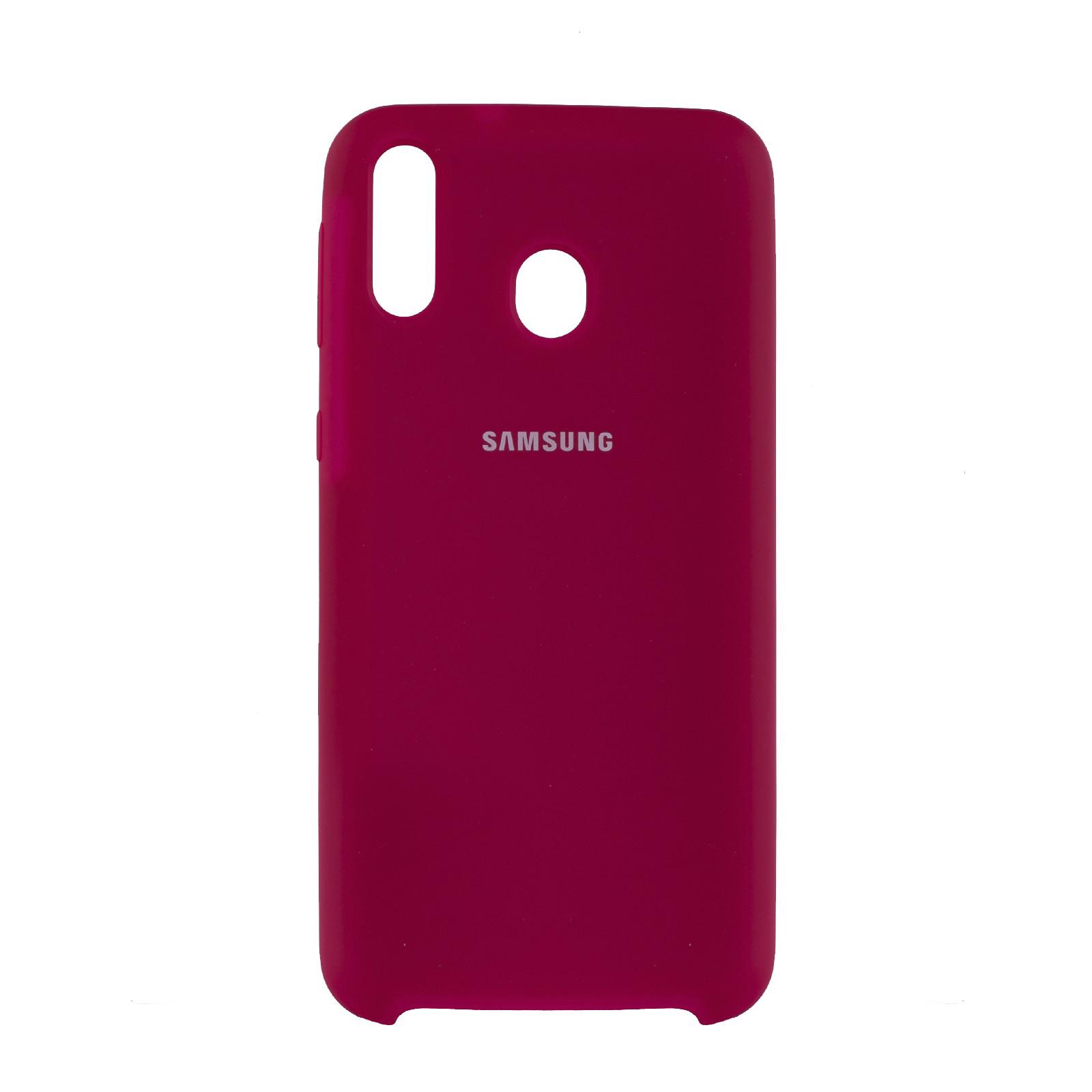 Чехол Jelly Silicone Case Samsung M20 Бордовый