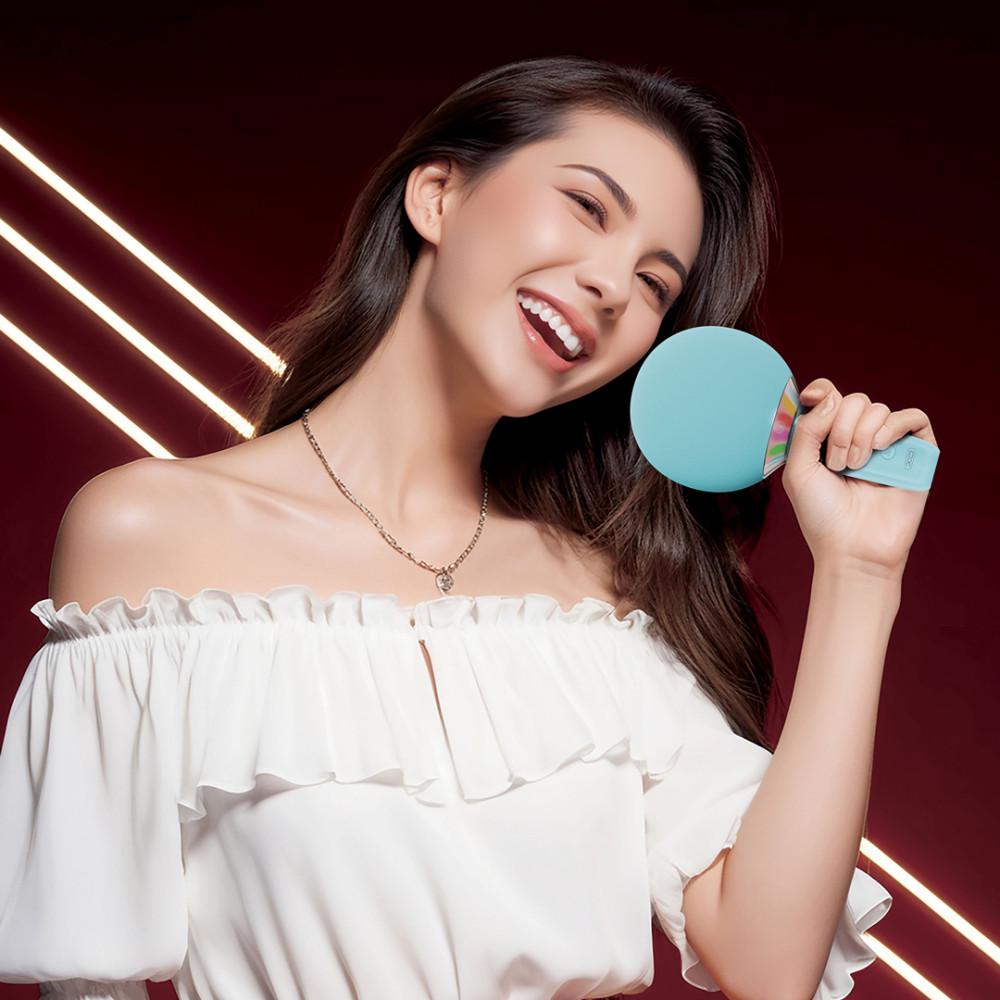 Мікрофон дитячий XO BE50 Lollipop Bluetooth Бежевий - фото 3 Мікрофон дитячий XO BE50 Lollipop Bluetooth Бежевий - фото 3