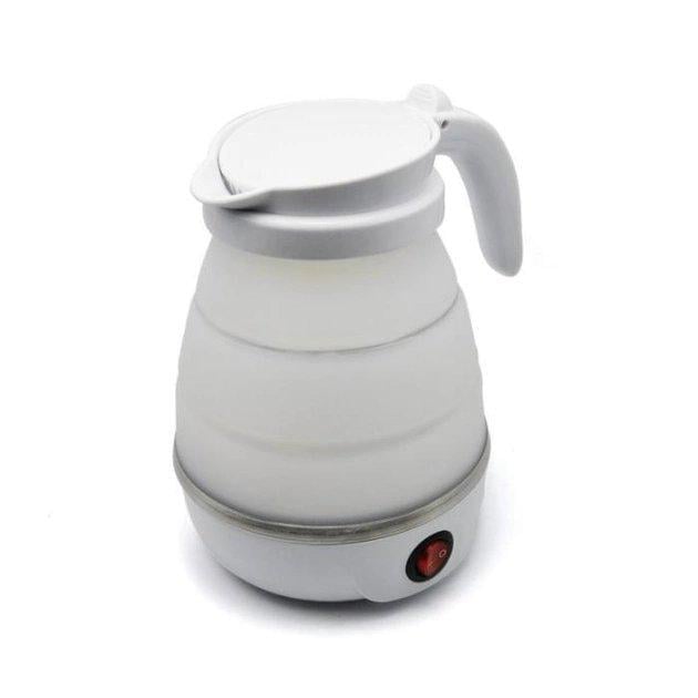 Електрочайник дорожній Electric Kettle KET-23 складний силіконовий Білий (17944340) - фото 14