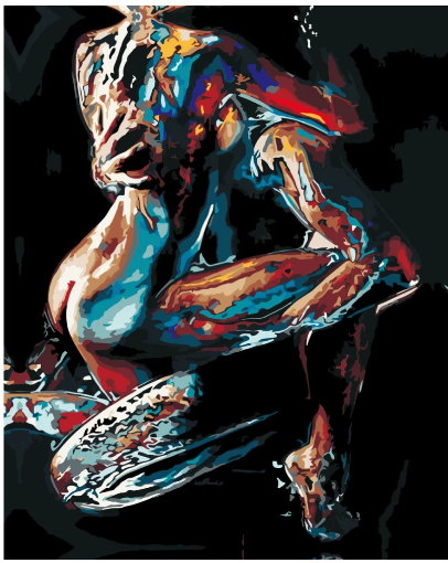 Картина по номерам Strateg Страсть ночью 30х40 см (SS-6526)