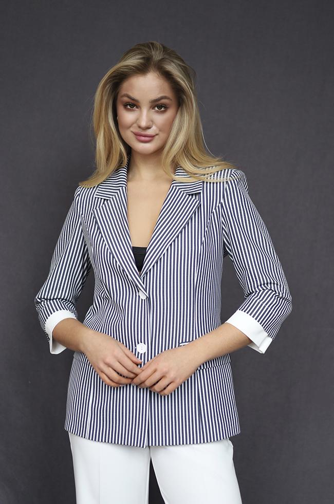 Костюм Lipar 4102 со съемным капюшоном р. 46 Бело-синий (16897049) - фото 3 Костюм Lipar 4102 со съемным капюшоном р. 46 Бело-синий (16897049) - фото 3