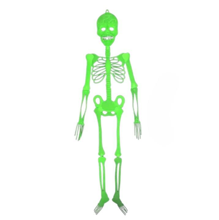 Скелет на Хэллоуин 90 см Салатовый (41401)