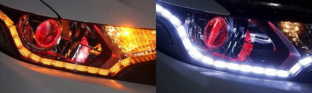 Денні ходові вогні гнучкі CRYSTAL RGB з анімацією запуску для AUDI 50-70 см (00285) - фото 9 Денні ходові вогні гнучкі CRYSTAL RGB з анімацією запуску для AUDI 50-70 см (00285) - фото 9