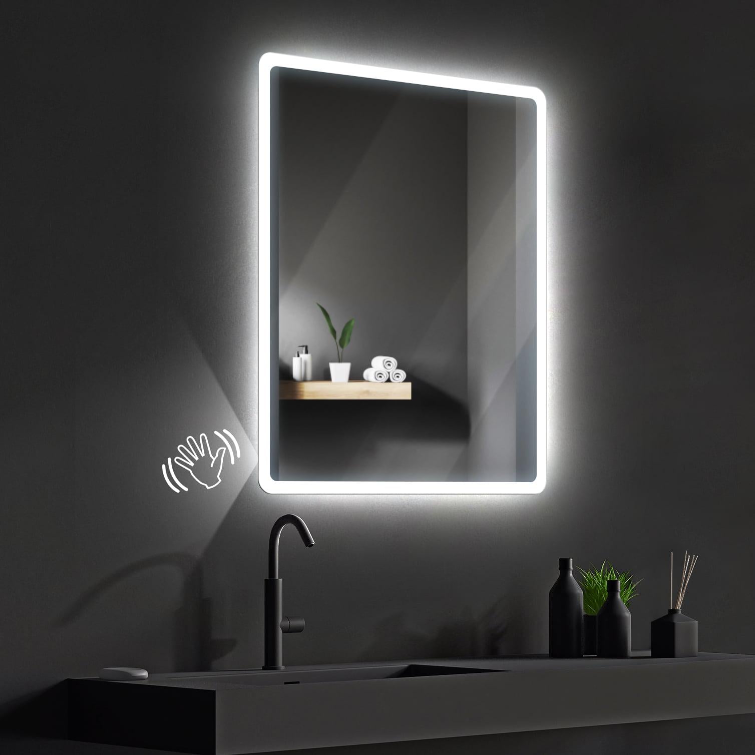 Зеркало Dim Dzerkal CREGO с LED-подсветкой + датчик движения 50х70 см (11110)