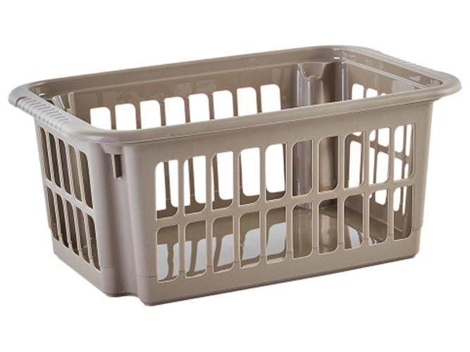 Корзина пластиковая 39х25х17 см 10 л Какао (MAN-22038)