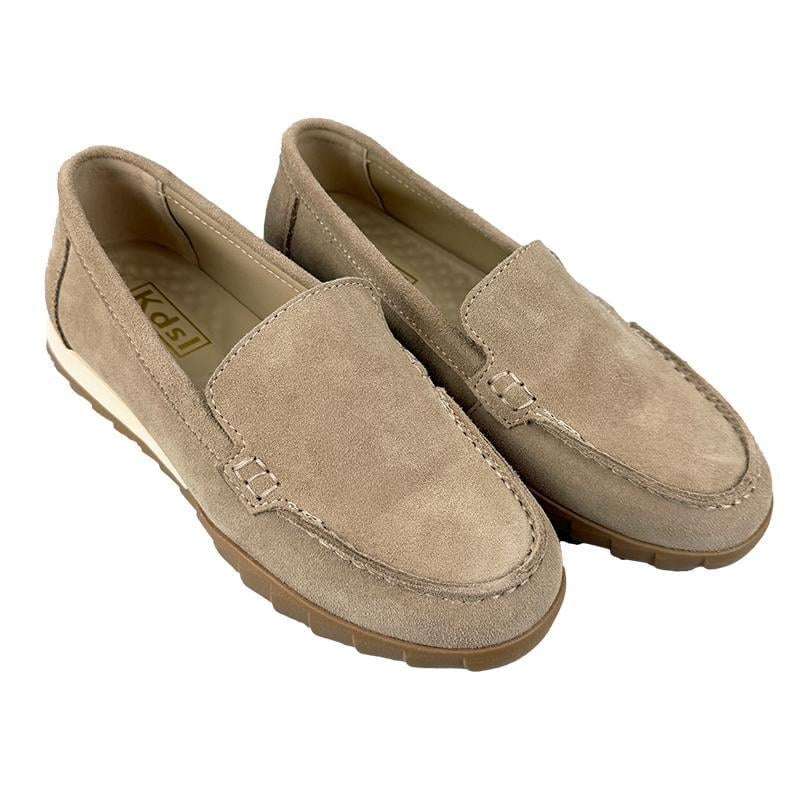 Мокасины женские замша коричневые 8017-37 p. 37 длина в см 23,5